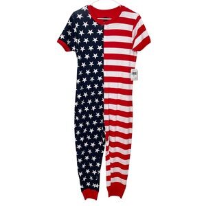 American Flag Onesie Sleepwear Medium NWT